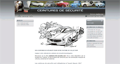 Desktop Screenshot of ceintures-de-securite.com