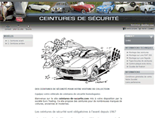 Tablet Screenshot of ceintures-de-securite.com